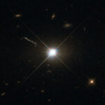 宇宙のヤバい天体図鑑【もしも、その深淵を覗いたら?】 Best image of bright quasar 3C 273